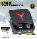 Premium M90 Wireless Earbuds Bluetooth 5.3 TWS Earphones Mini Gaming Headphones with Mic and Charging Case