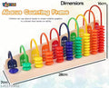 Wooden 1+1 Calculation Shelf | Abacus Counting Addition Subtraction | Maths Learning Early Educational Kit Toy for Kids 3+ Years