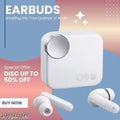 CNF WHITE Buds Pro With 45 Db Anc, Ultra Bass Technology & Upto 39 Hours Of Battery Life Bluetooth In ear Headset CNF WHITE @GAB391