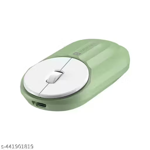 Portronics Toad 6 Bluetooth Wireless Mouse with 2.4 GHz USB Receiver, Multi-Device Pairing, Built in Battery, 1200 DPI Sensor(Green)