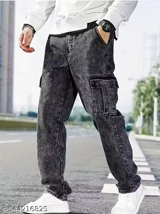 6 pocket mom-fit jeans for mens