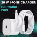 20-Watt Charger, Type-C to Lightening Cable Compatible for I-Fone and other I-OS Devices, Fast Charger Supports Fast Charge Specially