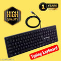 1 USB KEYBOARD MULTIPLE PURPOSES USE LAPTOP COMPUTER CPU DESKTOP MOBILE LED TV CAMERA DVR PLUG IN PLAY