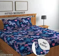 Elastic Fitted Bedsheet With 2 Pillow Covers