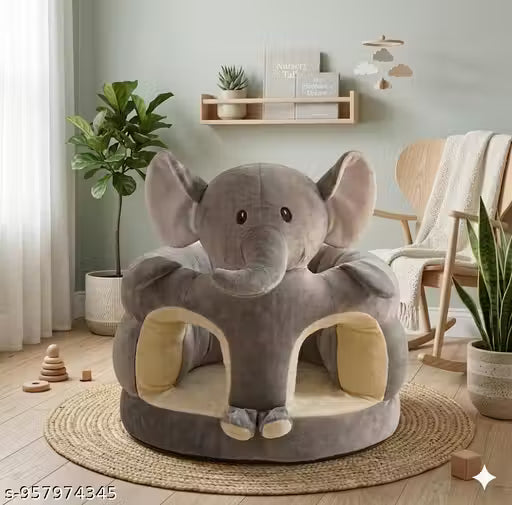 Cute Baby Toy Seat Chair | Soft Plush Baby Sitting Pillow | Comfortable Support Cushion for Infants & Toddlers