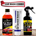 Chamkalo All In One (250ml) + Car Scratch Removal (100g) +Car Wash Shampoo (200ml) Car Polish Spray,