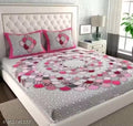 Jaipuri Pure Cotton Double Queen Bedsheet With 2 Pillow Covers