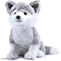 Adorable Husky Dog Stuffed Animal Puppy Soft Toy - 35 cm (Multicolor)