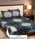 All Around Fitted Elastic Bedsheet With 2 Pillow Covers