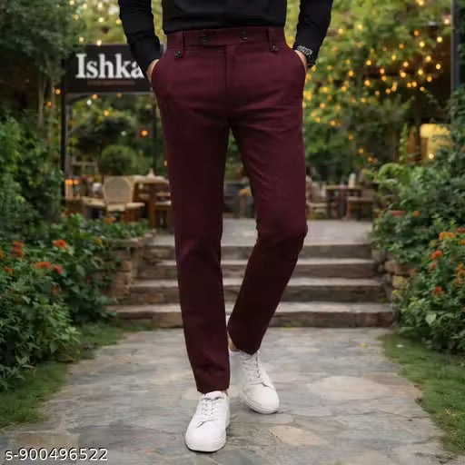 Eve.ryday Wear Men’s Track Pants Set ( WINE COLOER PACK OF 1