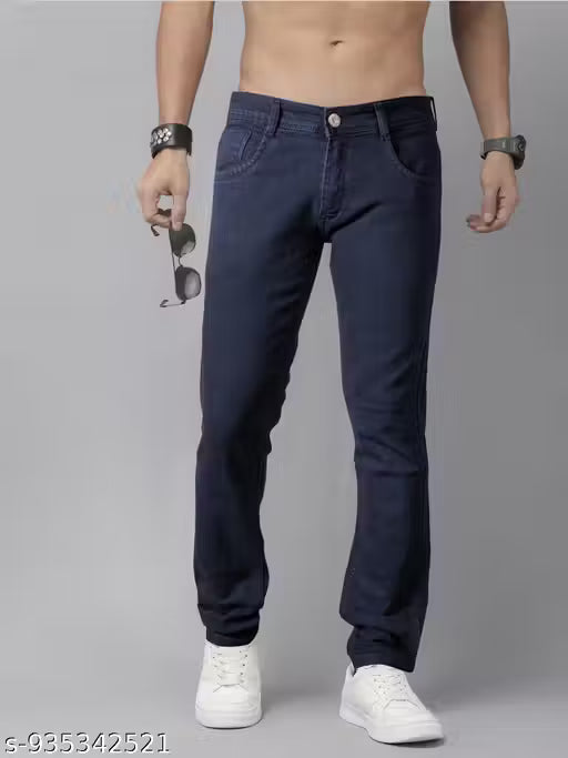 MEN'S DENIM STRIGHT FIT JEANS