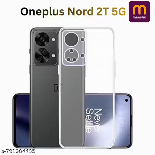 OnePlus Nord 2T 5G / OnePlus Nord 2T 5G Mobile Back Cover Case | Transparent Soft Silicone TPU Shockproof Slim Back Cover | Slim & Protective Design | Camera Protection)