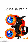 Mini Monster Truck Pull Back Cars Toys, 360 Degree Stunt car Friction Powered Cars Push go Truck for Toddlers Kids Gift