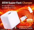 Super Fast 85 Watt Type C Charger with Quick Charging Support