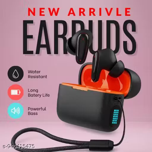True Wireless (TWS) Stereo Earphone Digital Display Stereo Audifonos Noise Reduction Half in Ear TWS Wireless Earbuds Type C Earphones