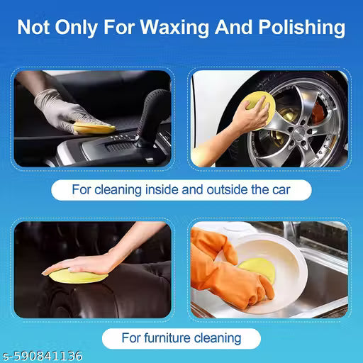 Car Polish Sponge Multipurpose Car Foam Wax Applicator Polish Pad Soft Car Clean