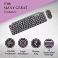Zebion Viking Keyboard and Mouse combo set (Black)