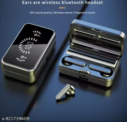 Wireless Earbuds, Upto 220 Hours Total playback time M19 Bluetooth 5.1 Earbuds in-Ear TWS Stereo Headphones with Smart LED, Waterproof