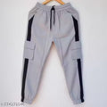 Men Solid Cargo Lower Pants