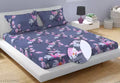 DRIVIEMO Presents Luxurious Super Soft Cotton Premium Elastic Fitted Bedsheet 240 TC King Size (