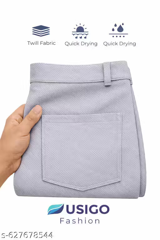 SILVER pant for men| trouser for men| lycra pant for men