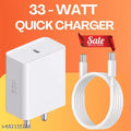 33 - Watt Fast Charger; Compatible with N-o-t-h-n-g Phones, Compatible with Phone 1, Phone 2a Plus, Phone 2a, Phone 2, Phone 1 | Quick Charge 3A Wall Adapter - 33 Watt ka Fast Charger, Cable Included