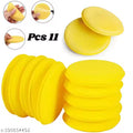 Car Polish Sponge Multipurpose Car Foam Wax Applicator Polish Pad Soft Car Clean Wax Sponge Used for Detailing Polish for Bike and Car Dashboard Round Pads - Pack of (11)