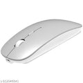 HASS 2.4GHz Wireless Bluetooth Mouse, 3 Adjustable DPI, Dual Mode Slim Rechargeable Wireless Mouse Silent USB Mice,Compatible for Laptop Windows Android PC Computer