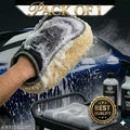 KRIVA Premium Car Wash Mitt - Soft Sheepskin & Mesh Design PACK OF - 1