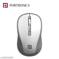 Portronics Toad 34 Wireless Mouse with 2.4 GHz Wireless, Adjustable Sensitivity, USB Receiver, Ergonomic Design (White)