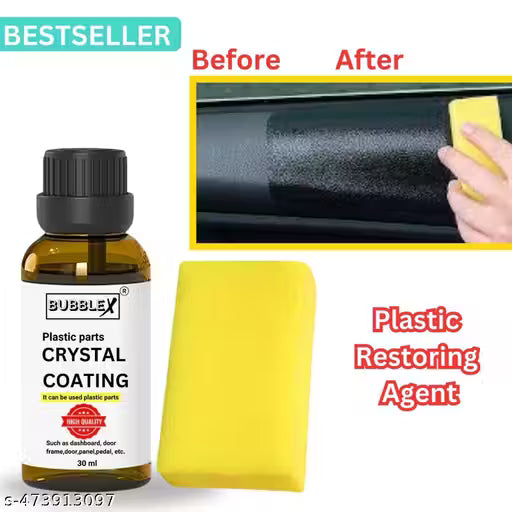 Bubblex crystal coating liquid for plastic parts for car and bike 30 ml