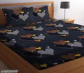 GLACE COTTON DOUBLE BED BEDSHEET PACK OF 1 WITH 2 PILLOW COVERS