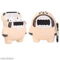 mobileSAFETY Silicone Press Stud Earbuds Case For Airpods Pro & Airpods Pro2 (Pack of:01)
