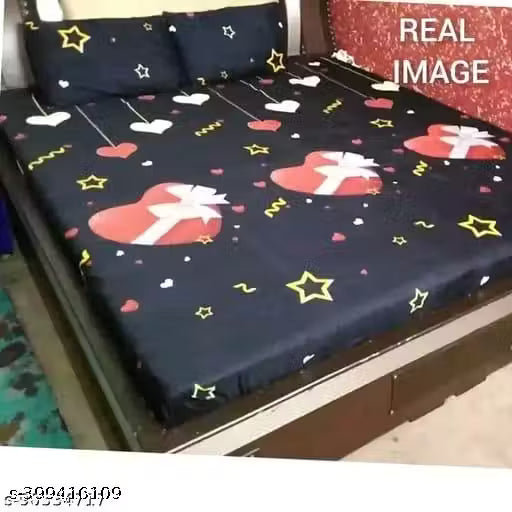 Double Bedsheet And 2 Pillow Cover
