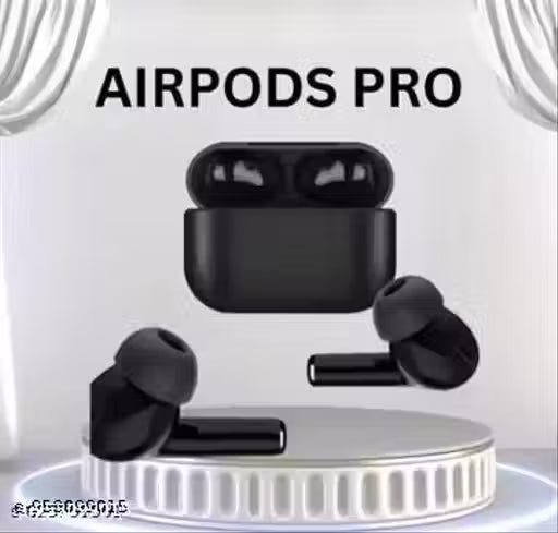 Wireless TWS Bluetooth Ear- buuds (black) | High-Quality Sound | Long Battery Life | Touch Control Eear- buds