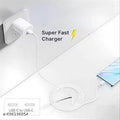 MAXXCEN 25/45 Watt Adapter Charging 3 A Wall Charger for Mobile with Detachable Cable (White) A16, Galaxy S23,