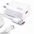 45 Watt 5A Super Fast Mobile Charger for Mobile with Detachable