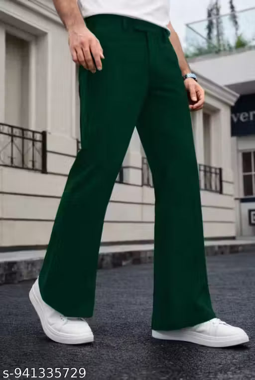 Japanese fabric bellbottom bootcut Pant for Men