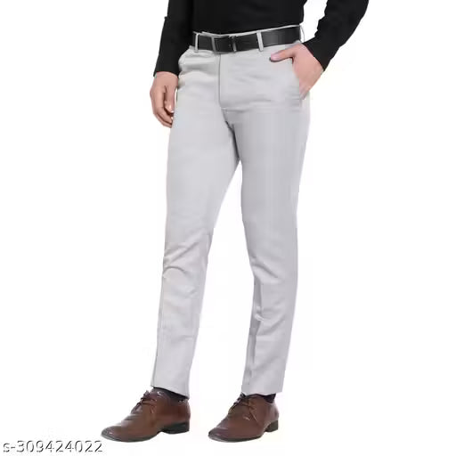 SUCHEH Men's Reguler Fit Polycotton Trouser Pant's Formal Trouser Casual Trouser Pants