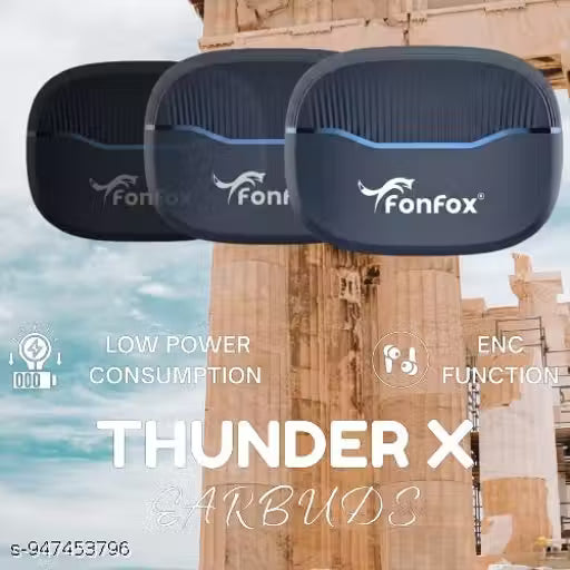 fonfox TWS Wireless Bluetooth Thunder x Earbuds