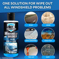 Groommm Windshield Washer Fluid For Car 250ML- (20ML in 1L Water) | Highly Concentrated Car Glass Cleaner Liquid