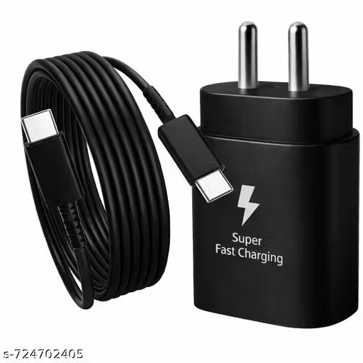 25W Type C Super Fast Charger Adapter Compatible with samsung M06/M05