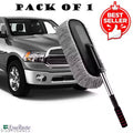 Car Dust Cleaner with Extendable Handle | Microfiber Cleaning Brush for e(Car Duster)