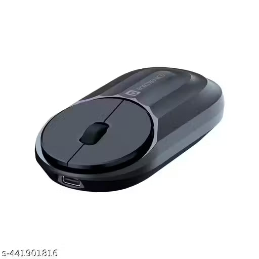 Portronics Toad 6 Bluetooth Wireless Mouse with 2.4 GHz USB Receiver, Multi-Device Pairing, Built in Battery, 1200 DPI Sensor(Black)