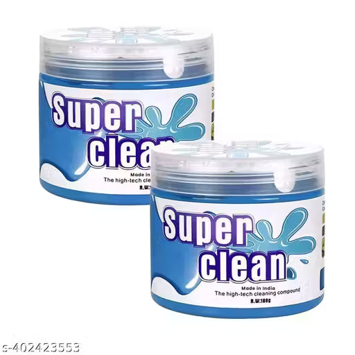 AUTOFRILL Gel Cleaner for Car Interior Dust Cleaner for Keyboard Computer Laptop Home Office Window Grill & Electronics Cleaning Gel (Blue) (Pack of 2)