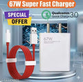 67W Fast Charger with Type C Cable