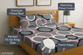 All Around Fitted Elastic Bedsheet With 2 Pillow Covers