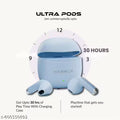 Hammer Ultra Pods Earbuds with 13MM Drivers, 40H Playtime, IPX5 Water Resistant