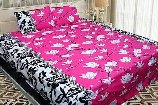 Beautiful Single Bedsheet(86*88)