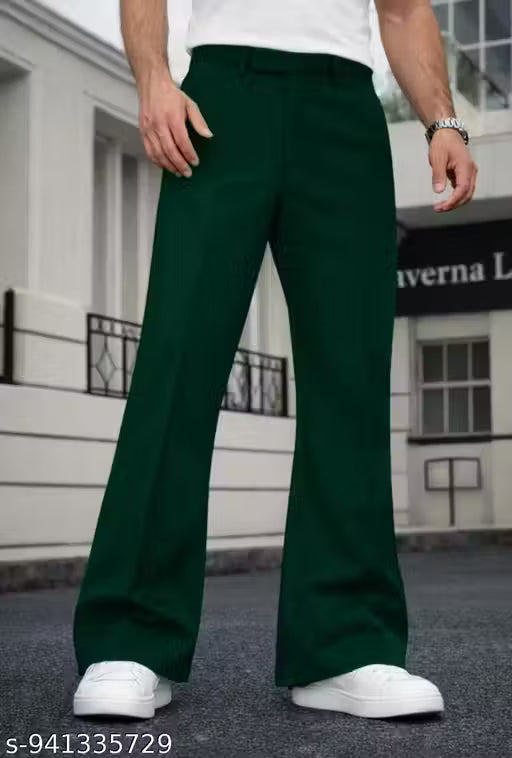Japanese fabric bellbottom bootcut Pant for Men
